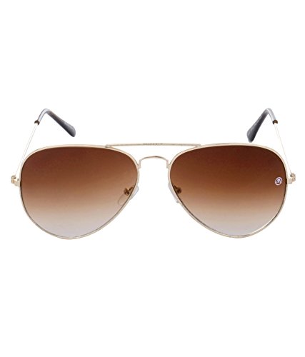 Image of MARKQUES Classic Aviator Sunglasses (Golden) (CL-550802GR)