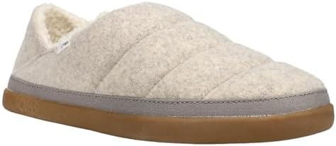 TOMS Womens Ezra Faux Fur Scuff Casual Slippers Casual - Grey - Size 12 B | Image 1