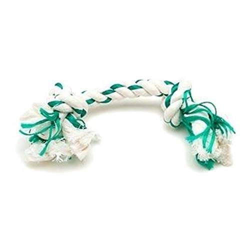 Booda Fresh N Floss 2 Knot Bone Rope Dog Toy, Large, Spearmint (291182) #TOP5