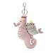 GUND Pusheen Mermaid and Seahorse Magical Kitties Plush Deluxe Keychain Clip, Multicolor, 8.5"