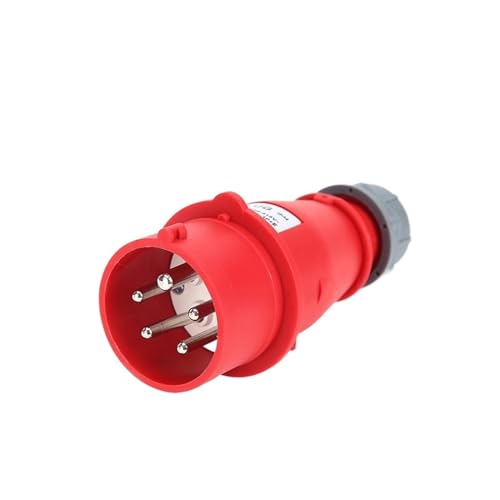 Enchufe trifásico 32A 5 pines IP44 conector industrial 220V-415V para aviación 2