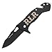 Tac Force TF903BK Tactical Laser Engraved Pocket Knife, Valentines Day Gifts for Husband, Gifts For Dad, Groomsmen Gift, Personalized Men's Gift, 5th Anniversary Gift for Him, Gift Ideas for Men