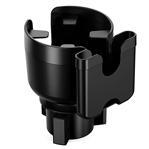 Accmor 2-In-1 Car Cup Holder Expander Adapter With Adjustable Base, Car Cup Holder Expander Organizer With Phone Holder, Fits Hydro Flask, Yeti, Nalgene, Large 32/40 Oz Drinks Bottles,Black #TOP1