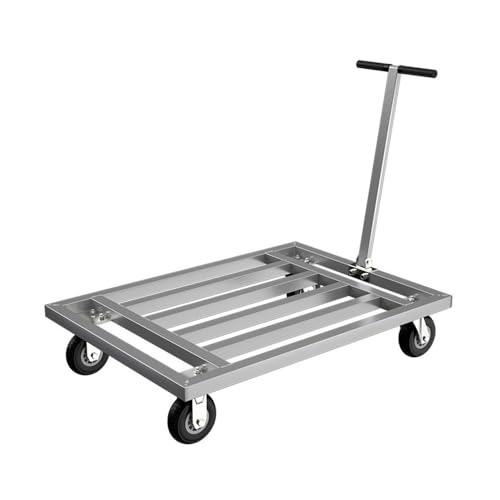 プラットフォーム トラック 折りたたみ式 フラットベッド トラック カーゴ トロリー トランスポーター 家庭用 フラットベッド トラック ポータブル トレーラー 折りたたみトロリー 建設現場 倉庫 移動トラック