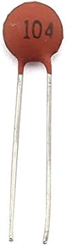 Tegg 300pcs Ceramic Capacitors Assorted Kit 2pF-0.1uF 30 Values Commonly Used Electronic Component DIY Assortment
