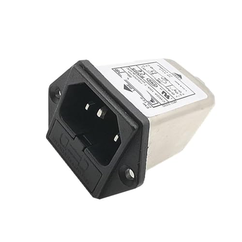 Prise AC avec filtre d'assurance CW2A-10A-T métal blindé robuste