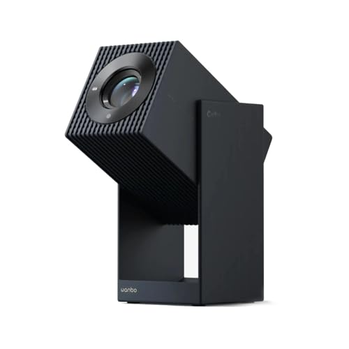 Projecteur intelligent portable Wanbo Cube 2 Pro, haut-parleur Bluetooth pour soirée ciné