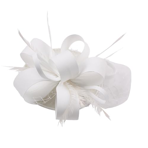 Chapeau bibi à plumes de créateur pour cérémonie chic