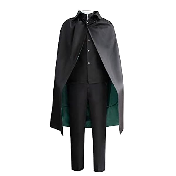Qusunx Bungo Stray Dogs Cosplay kostuums - Ranpo Edogawa cosplay heren Japans schooluniform met cape Halloween carnavalskostuums voor volwassenen