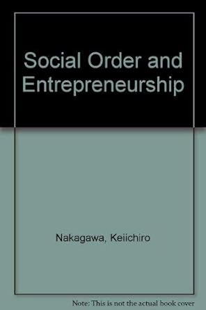 Social Order and Entrepreneurship