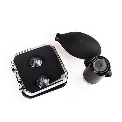 Pack of 2 Replacement Lens for 360 Action Camera Highly Definition Opt Glass Easy Installation with Tools
