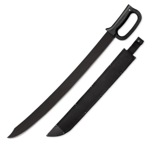 Cold Steel All Purpose Tactical Machete with Sheath Great for Clearing Brush Survival Camping and Outdoor Activities Cutlass Machete