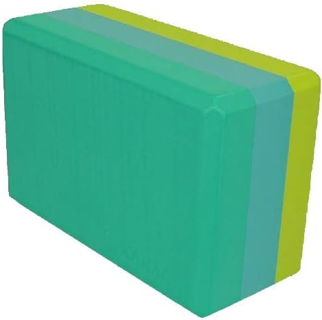 Kakaos Bloques de yoga de espuma de alta densidad tricolor (paquete de 2)