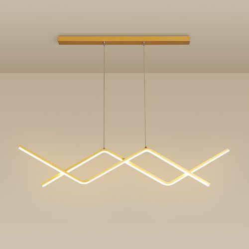 Lampe suspendue 26W linéaire LED avec hauteur réglable 35 pouces