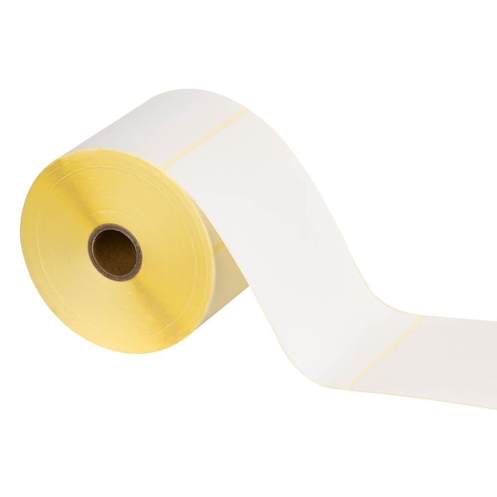 Thermo-Eco Versandetiketten, weiß, 10 x 15 cm, 500 Stück/Rolle, 100 Rollen, Art.-Nr. 611867 | Paket Etiketten | Versandlabel | Rollen Etiketten