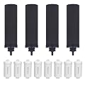 NSF/ANSI 42&372 Standard Gravity Water Filter, Replacement for Berkey® BB9®-4 Black Filters & PF-8® Fluoride Filters, Berkey® Gravity Water Filter System and Fachioo King Tank Series