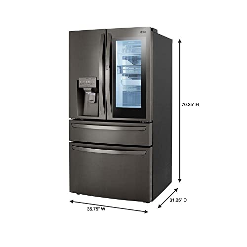 LG 23 cu. ft. Smart wi-fi Enabled InstaView™ Door-in-Door® Counter-Depth Refrigerator with Craft Ice™ Maker