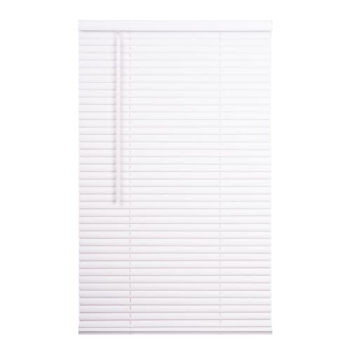 Lotus & Windoware Cordless 1" Vinyl Mini Blind 11" Wide X 72" Long, White (Mlx1172Wh) #TOP7