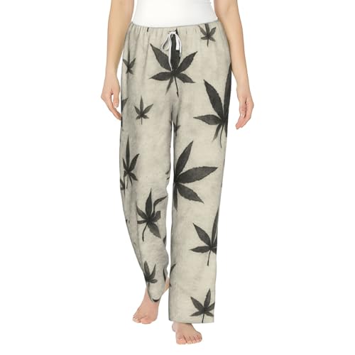 Pantalon confortable en flanelle femme pour vos soirées