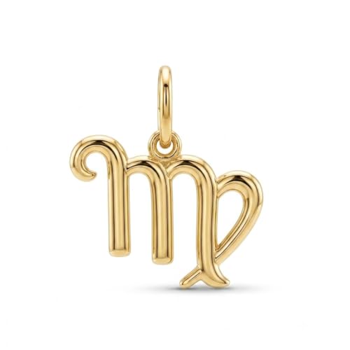Gold Zodiac Astrology Sign Charm...