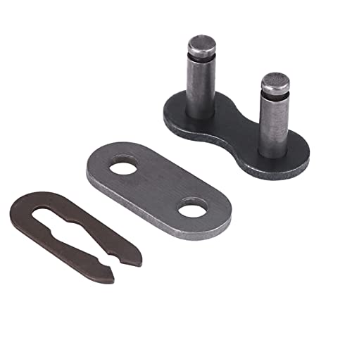 Motorradketten Schnalle, 5 Sets Kohlenstoffstahl Ketten Schnalle 415 Motorrad Kettenglied für 2-Takt Motorrad Elektrofahrrad