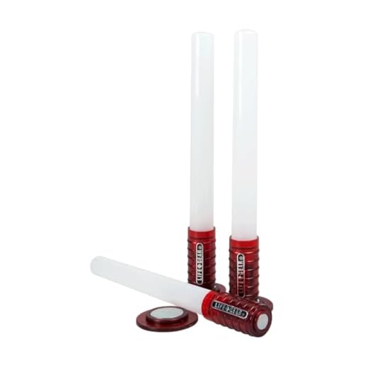 Life Gear LG437 Lot de 3 fusées routières respectueuses de l'environnement Blanc/rouge