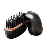 Spazzola lisciante: pettine per capelli ricaricabile a 3 livelli, lisciante portatile anti-scottatura, strumento per acconciatura morbida, accessorio da viaggio compatto | spazzola per capelli immagine