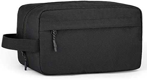 Vorspack Toiletry Bag Hanging Dopp Kit for Men Water Resistant Shaving Bag with Large Capacity for Travel - Black