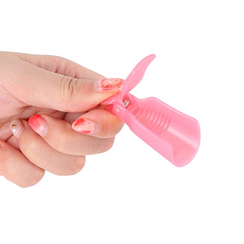 Dr.nail 10Pcs Professional Plastic Acrylic Nail Art Polish Remover Clips Uv Gel Wrap Cleaner Soak Off Cap Clip #TOP1