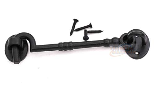 The Metal Magician - Gancho de hierro fundido para puertas y puertas (17,8 cm) Cover