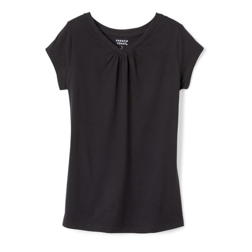 Image of French Toast Girls Short Sleeve V-Neck T-Shirt Tee