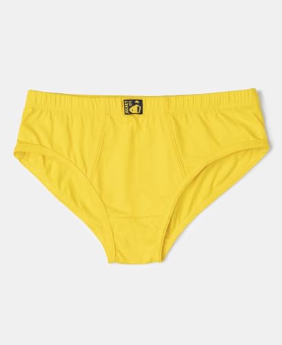 Image of Jockey 3035 Boys Super Combed Cotton Solid Brief with Ultrasoft Waistband (Pack of 3, Colors & Prints May Vary)