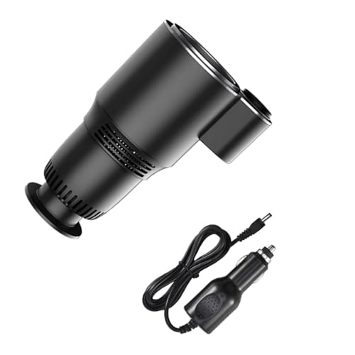 Digital Car Cup Warmer for Beverage 12V 36W Travel Vehicle Heated Cooling Cup Holder Touch Control