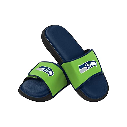 FOCO Seattle Seahawks NFL Mens Foam Sport Slide - XL