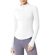 Locachy Women's Full Zip Lightweight Athletic Workout Jacket Slim Fit Sports Running Yoga Sportwe...