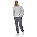 Hanes mens Hanes Comfortsoft Ecosmart Men's Fleece Sweatpants, Charcoal Heather, Large US