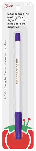 Dritz 677-60 Disappearing Ink Marking Pen Purple 8.75 x 2.88 x 0.63