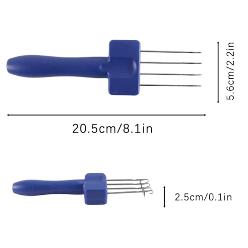 ACOLY Cordy Icord Maker Tool, Häkel-Kabelnadel, Strickzubehör, tragbarer Knüpfhaken zum Ketten und Kanten, ergonomischer Griff