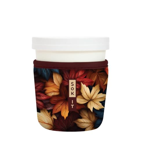Sok It IceCreamSok Insulated Neoprene Cover (Fall Blend, Fits Tapered Pints)