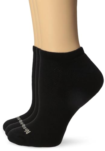 Image of no nonsense Women's Cushioned Mesh Quarter Top Ankle Socks - Premium Comfort for Women