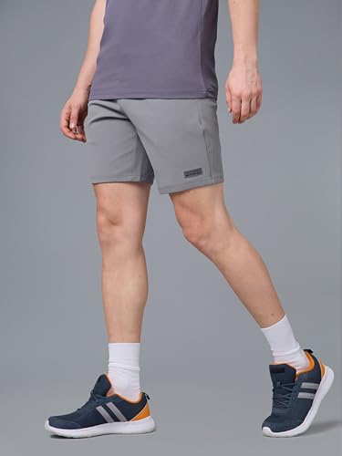 Image of TECHNOSPORT Men's Active Out Shorts ELASTOPLUS Stretch Quick Dry Sports Shorts for Gym Running Training Slim Fit Pocket UPF50+ Anti Odour
