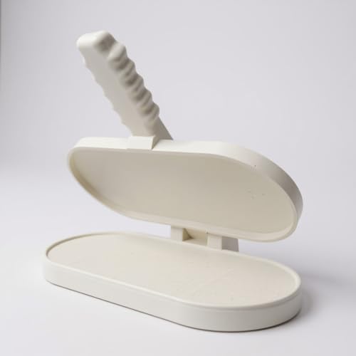 Mi Pueblo 9″ Lightweight Plastic Huarache Press – Authentic Huarachera, Dishwasher Safe, Compact Mexican Tortilla Maker