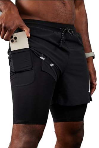 Fabletics Men's The Kadence Short (Lined), Performance Running, J...