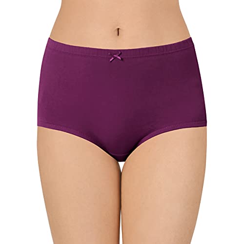Image of Amante Solid High Rise Full Coverage Full Brief Panties (Pack of 3)