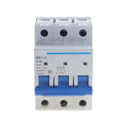 Disjoncteur électrique 400V NB1-63 tripolaire 20A conforme aux normes industrielles strictes
