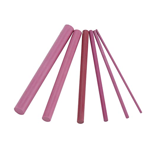 Keramische Schärf Stange, Öl-Stein-Schärfer-Honen-Stein-Werkzeug-Set 6 PCS 3000 Grits Rubin-Polieren