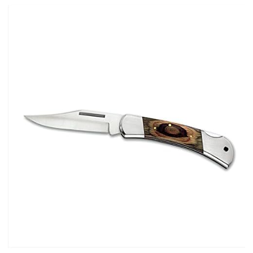 Herbertz Taschenmesser - Heftlänge 11 cm - AISI 420 - Pakkaholz - preiswert