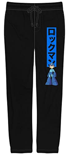 Capcom Mega Man Power Up Kanji Text Sleep Pajama Pants