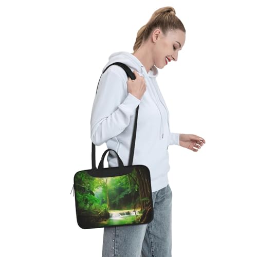 Bolso para portátil KHiry para hombro negro miniatura 7