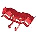 Rc Toys Repair Parts for MJX for Hyper Go 14209 14210 1/14 Metal Rear Tail Wing Spoiler RC Model Accessory Assemble Replace Modified Parts(Red)
